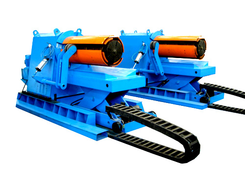 Electric and hydraulic decoiler & uncoiler